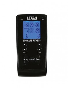 I-tech Mio-Care Fitness - Dispositivo di elettroterapia TENS/EMS/BEUTY/FITNESS a 2 canali indipendenti