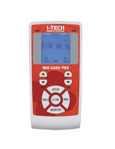 I-tech Mio-Care Pro - Dispositivo di elettroterapia TENS/NEMS/BEAUTY a 2 canali indipendenti