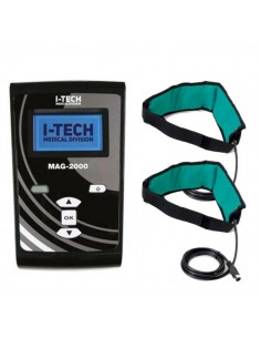 I-tech Kit Premium Mag2000 - magnetoterapia a 2 canali con 2 fasce a 3 solenoidi