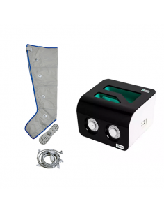 I-Press LEG1, M - Dispositivo per pressoterapia 1 gambale, tubo a 4 terminazioni e 1 plantare pressore