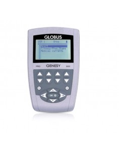 Globus GENESY 300 Pro - Dispositivo per elettroterapia a 4 canali indipendenti (8 elettrodi)