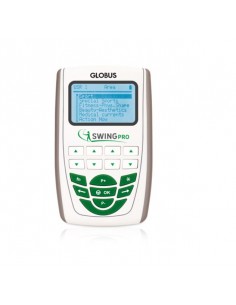 Globus Swing Pro - Dispositivo per elettroterapia a 4 canali indipendenti (8 elettrodi)