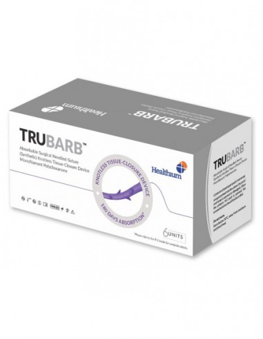 Sutura Trubarb 2/0 Viola Assorbibile con Ago Curvo 26mm 30cm