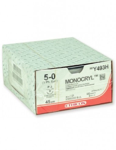 Sutura Assorbibile Ethicon Monocryl 5/0 13mm Sterile