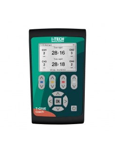 I-tech T-One Coach - Dispositivo elettroterapia TENS/NEMS/BEAUTY/2+2 USERS a 4 canali