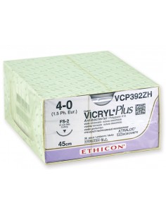 Gima Sutura chirurgica sterile assorbibile Ethicon Vicryl Plus - 4/0 ago 19 mm - conf. 36 pz.