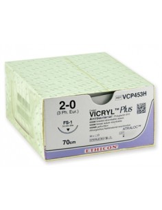 Gima Sutura chirurgica sterile assorbibile Ethicon Vicryl Plus - 2/0 ago 24 mm - conf. 36 pz.