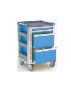 Carrello Medico Multifunzionale Compact Blu